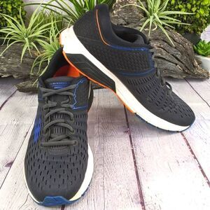 Brooks Ravenna 9 Running Shoes Sneakers - Ebony/Blue/Orange - Size 10 Medium (D)